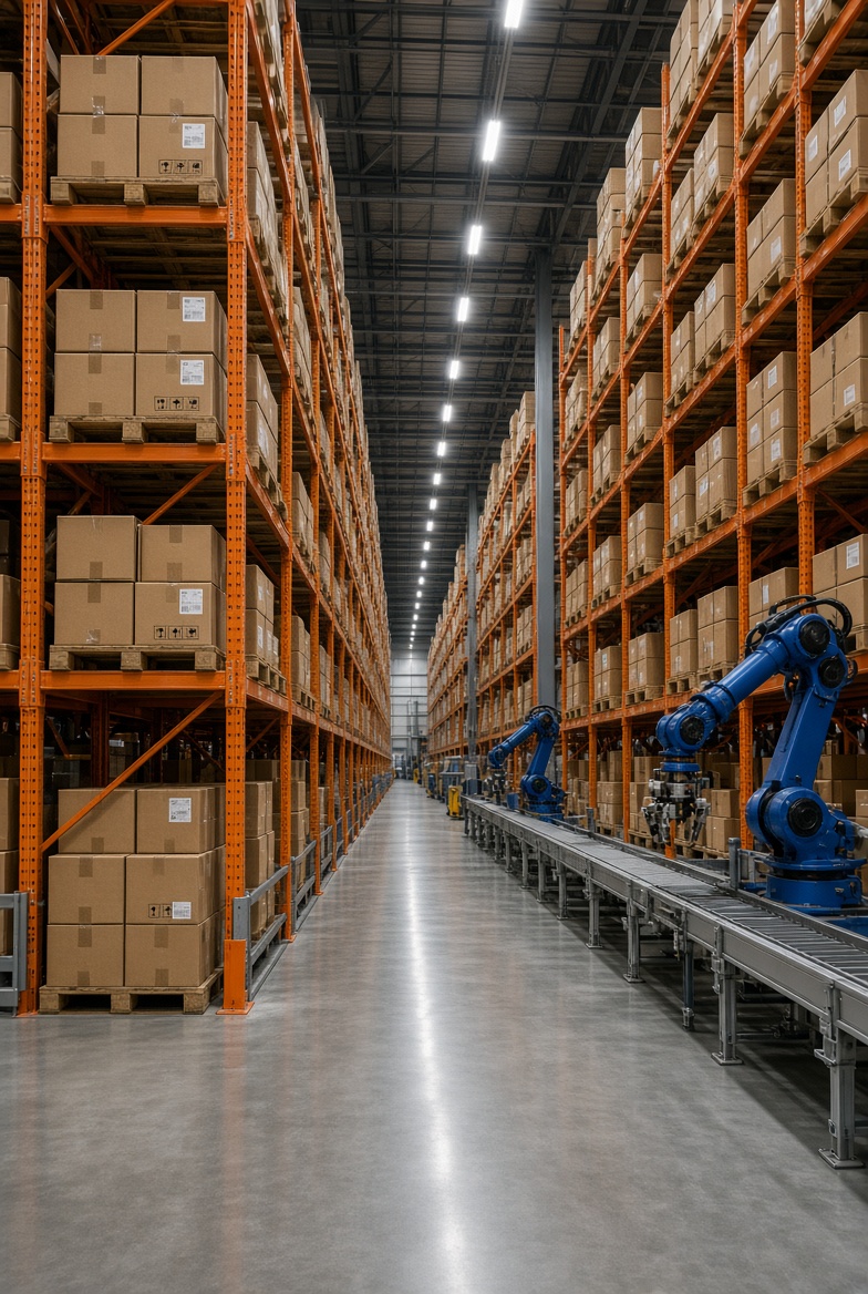 Automated less-than-truckload warehouse