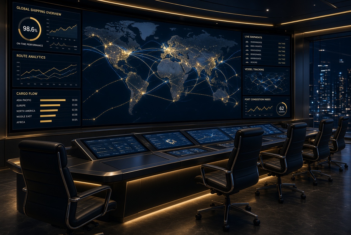 Global shipping operations command center
